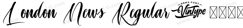 London News Regular字体转换